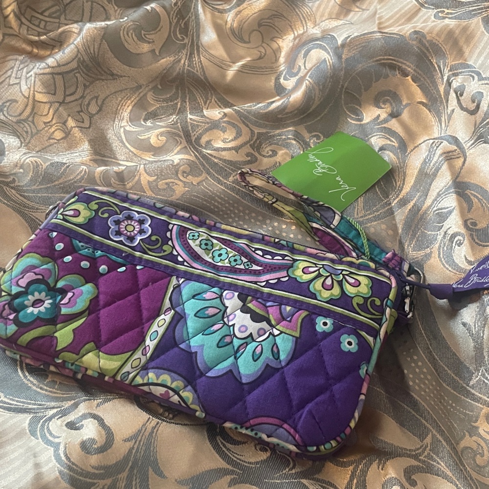 Vera Bradley Multicolor Floral Wristlet
